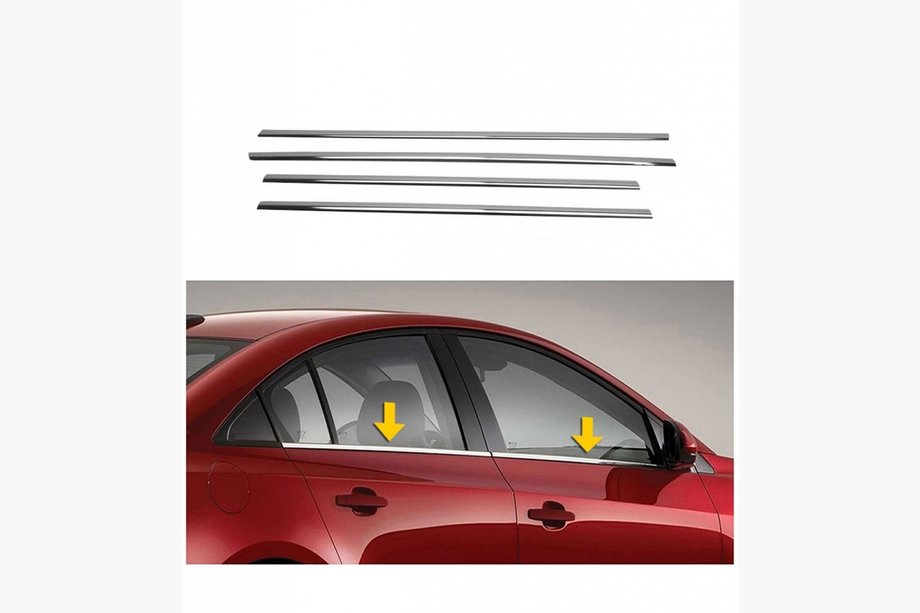 Mazda 6 2003–2008 Ikkunalistat (4 kpl, ruostumaton teräs) Image