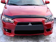 Mitsubishi Lancer X 2008– Konepellin tuuliohjain, pitkä 2007-2011 (SIM) kuva 1