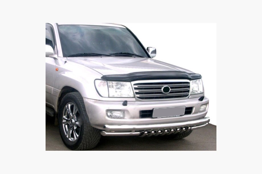 Toyota Land Cruiser 100 1998–2007 Konepellin tuuliohjain logolla (SIM) Image