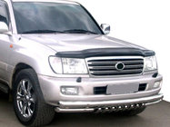 Toyota Land Cruiser 100 1998–2007 Konepellin tuuliohjain logolla (SIM) kuva 1