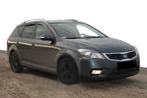 Kia Ceed 2007–2012 Ikkunatuulisuojat HB (4 kpl, SIM) kuva 1