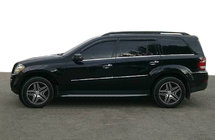 Mercedes GL-sarja X164 2006–2012 Sivulasin tuuliohjaimet (4 kpl, SIM) kuva 1