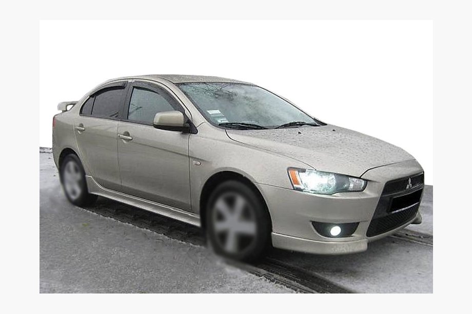 Mitsubishi Lancer X 2008– Sivulasin tuuliohjaimet (4 kpl, SIM) Image