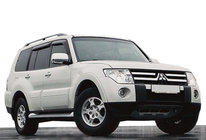 Mitsubishi Pajero Wagon III 1999–2006 Sivulasin tuuliohjaimet (4 kpl, SIM) kuva 1
