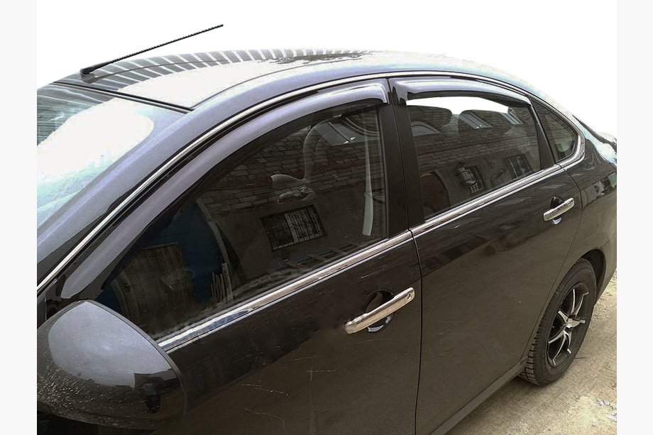 Nissan Almera N17 2012–2018 Sivulasin tuuliohjaimet (4 kpl, SIM) Image