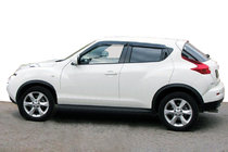 Nissan Juke 2010–2019 Sivulasin tuuliohjaimet (4 kpl, SIM) kuva 1