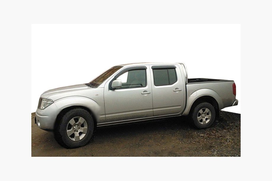 Nissan Navara 2006–2015 Sivulasin tuuliohjaimet (4 kpl, SIM) Image