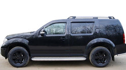 Nissan Pathfinder R51 2005–2014 Sivulasin tuuliohjaimet (4 kpl, SIM) kuva 1