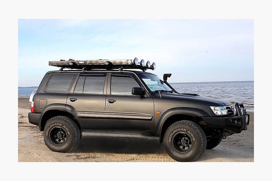 Nissan Patrol Y61 1997–2011 Sivulasin tuuliohjaimet (4 kpl, SIM) Image