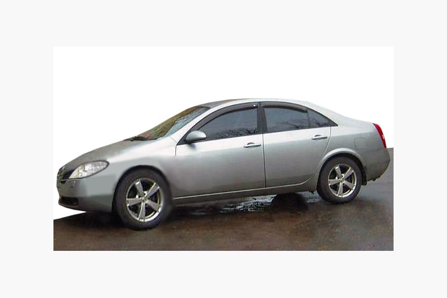 Nissan Primera P12 2002–2007 Sivulasin tuuliohjaimet (4 kpl, SIM) Image
