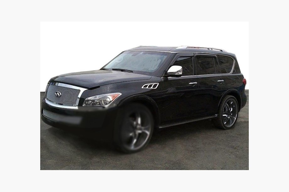 Infiniti QX80 2013–2024 Konepellin tuuliohjain (SIM) Image