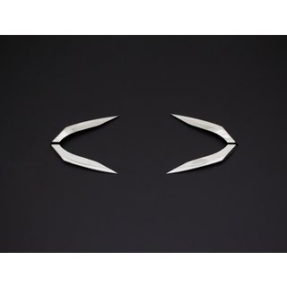 Sumuvalojen kromikehykset (4 kpl, ruostumaton teräs) Renault Clio V 2019– kuva 2