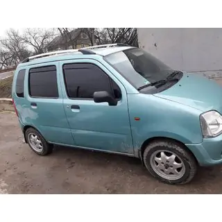 Kromatut kattokaiteet Opel Agila 2000–2007 kuva 1