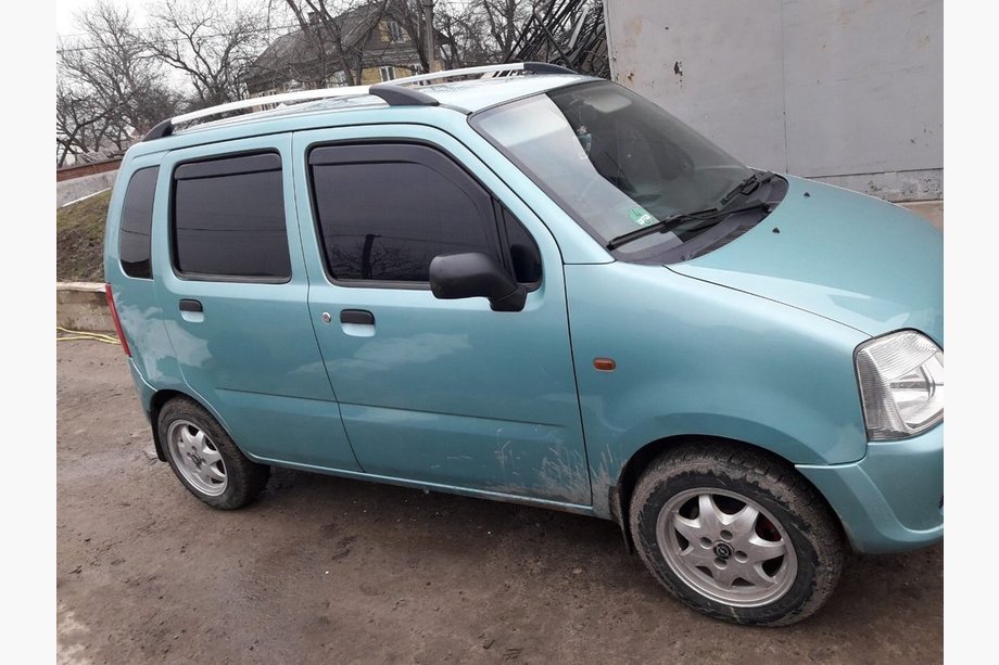 Opel Agila 2000–2007 Kromatut kattokaiteet Image