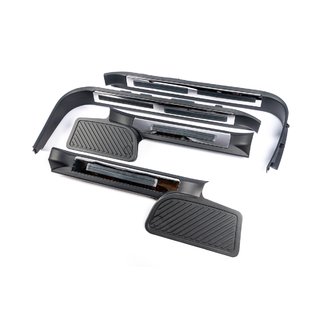 Muoviset kynnyslistat valaistuksella (musta) Toyota Land Cruiser 200 2007–2021 kuva 1