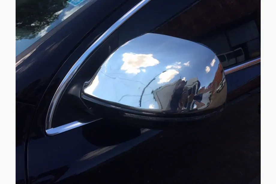 Audi Q7 2005–2015 Sivupeilien kuoret (2 kpl, ruostumaton teräs) Image