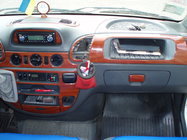 Mercedes Sprinter W901/902/903/904/905 1995–2006 (cdi, 2000-2006) Kojelaudan paneelilistat (Vip-Hartman) Hiilikuitu kuva 1