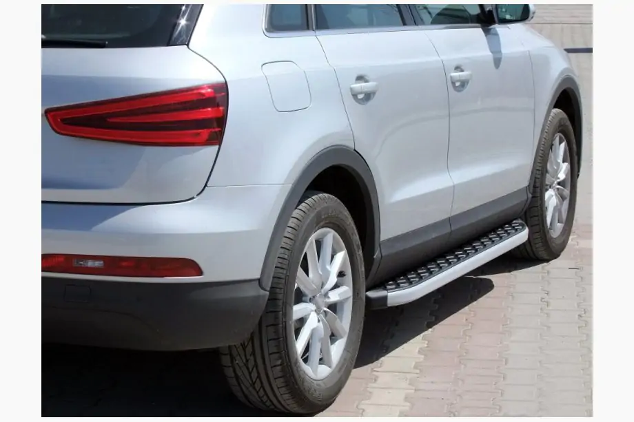 Audi Q7 2005–2015 BlackLine-sivuporrassarja (2 kpl, alumiini) Image