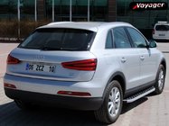 Audi Q3 2011–2019 BlackLine-sivuporrassarja (2 kpl, alumiini) kuva 1