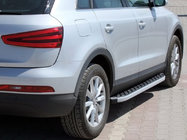 Audi Q5 2008–2017 BlackLine-sivuporrassarja (2 kpl, alumiini) kuva 1