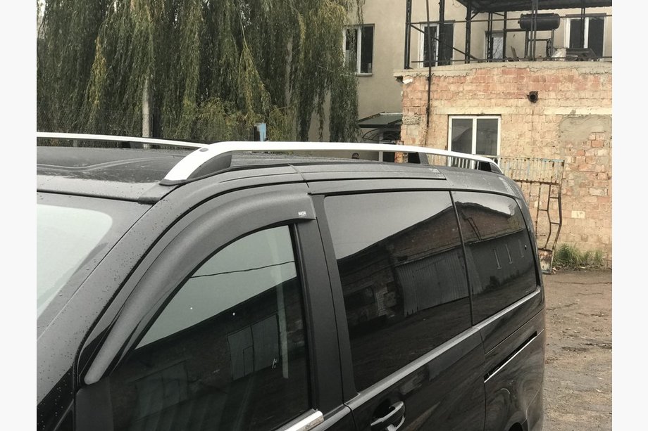 Mercedes Vito/V-class W447 2014– Skyport-kattokaiteet (harmaat) Pitkä akseliväli (Long) Image