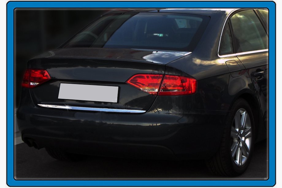Audi A4 B8 2007–2015 Tavaratilan reunan lista (sedan, ruostumaton teräs) Carmos - turkkilainen teräs Image