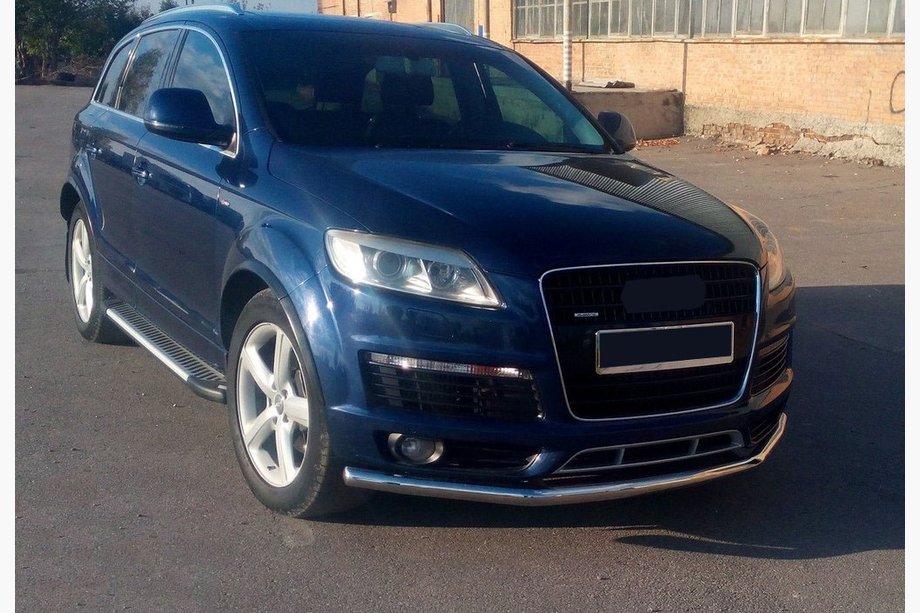 Audi Q7 2005–2015 Line-astinlaudat (2 kpl, alumiini) Image