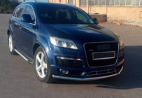 Audi Q7 2005–2015 Line-astinlaudat (2 kpl, alumiini) kuva 1