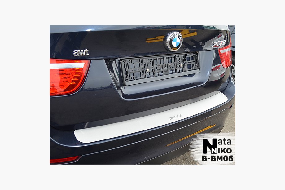 BMW X6 E71 2008–2014 Takapuskurin suojalista Natanika (ruostumaton teräs) Image
