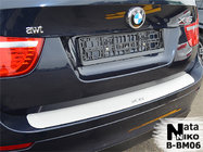BMW X6 E71 2008–2014 Takapuskurin suojalista Natanika (ruostumaton teräs) kuva 1