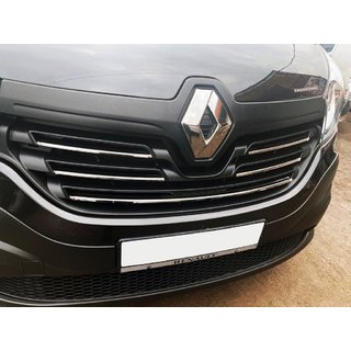 Etusäleikön kromilistat 2015-2019 (5 kpl, ruostumaton teräs) Renault Trafic 2015– kuva 1