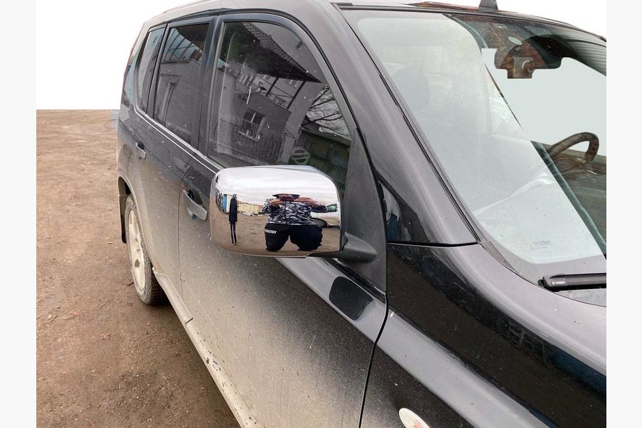 Nissan X-trail T31 2007–2014 Kromiset peilinkuoret (2 kpl, ABS) Image
