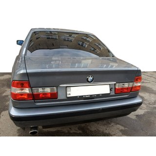 Kromilista rekisterikilven yläpuolelle (ruostumaton teräs) BMW 5-sarja E34 1988–1995 kuva 1