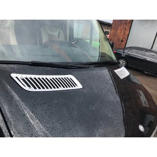 Jäähdytysaukon kromikoriste (2 kpl, ABS) Mercedes Sprinter W906 2006–2018 kuva 3