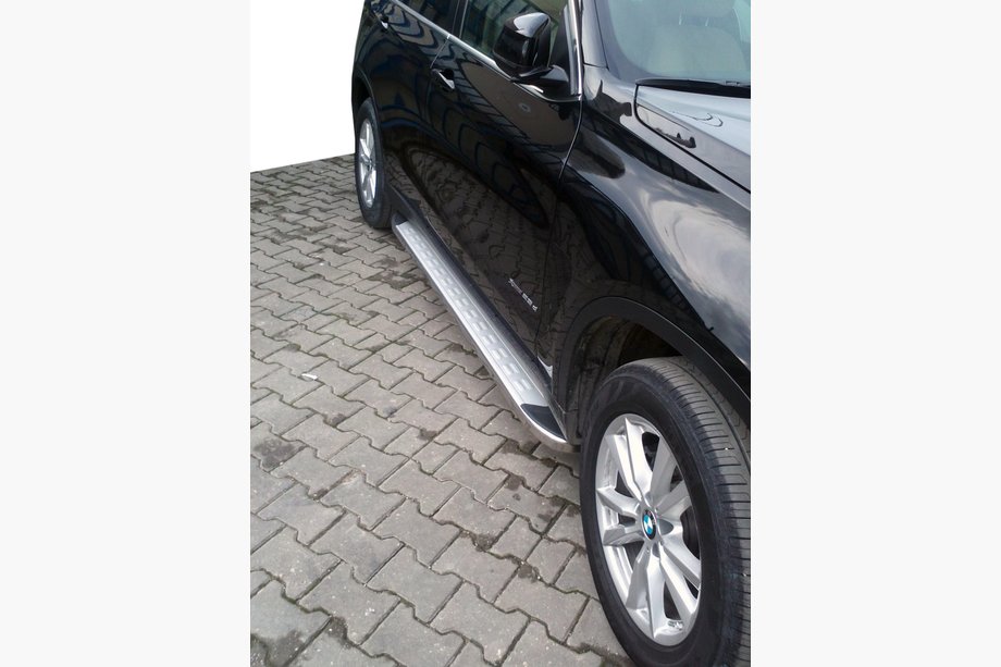 BMW X5 E70 2007–2013 MsLine Omsa sivuporrassarja (2 kpl, alumiini) Image