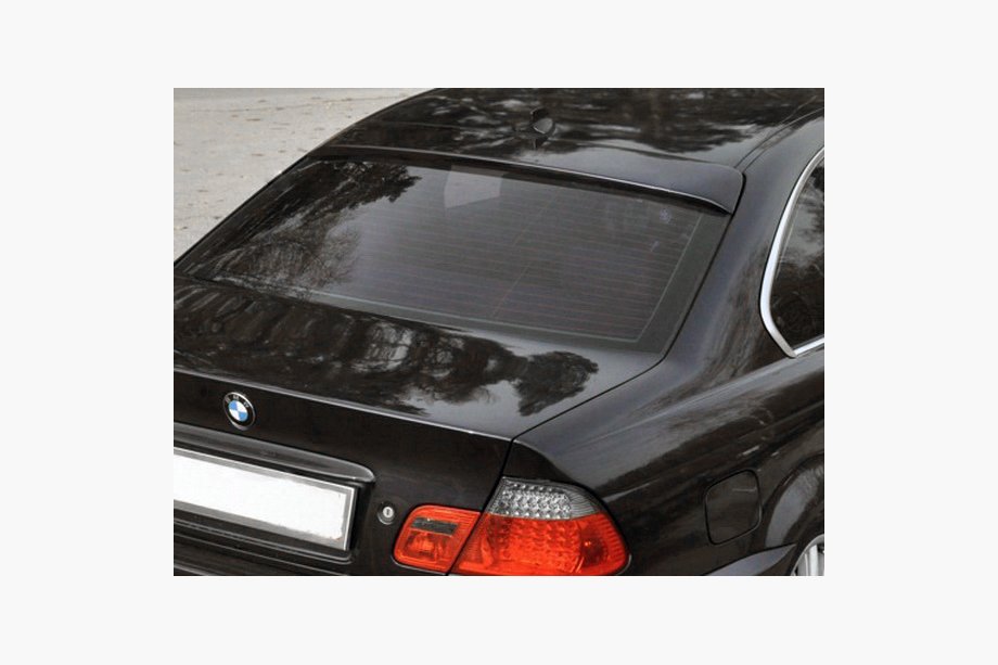 BMW 3-sarja E46 1998–2006 Coupe-takalasin lippa (lasikuitu, maalattava) Image