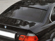 BMW 3-sarja E46 1998–2006 Coupe-takalasin lippa (lasikuitu, maalattava) kuva 1
