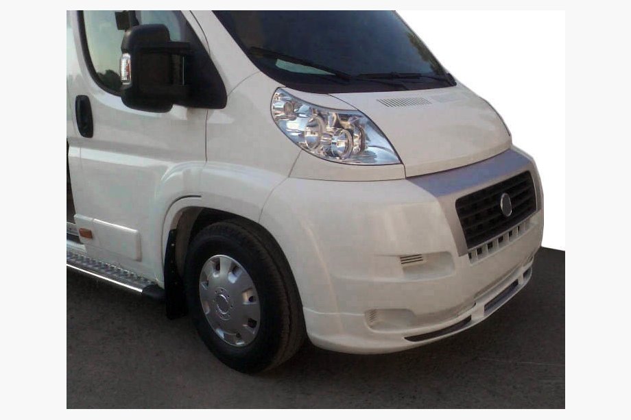 Peugeot Boxer 2006–2025 Etupuskurin lipspoileri 2006-2013 (kapea, maalattava) Image
