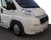 Citroen Jumper 2007–2025 Etupuskurin lipspoileri 2006-2013 (kapea, maalattava) kuva 2
