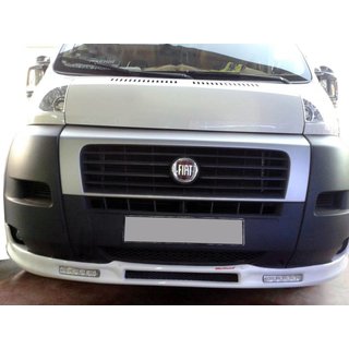 Etupuskurin lippaspoileri 2006-2013 (kapea, LED-valoilla, maalattava) Fiat Ducato 2006–2025 kuva 1