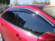Honda Civic Sedan VIII 2006–2011 Ikkunatuuliohjaimet kromilistalla (4 kpl, Niken) kuva 1