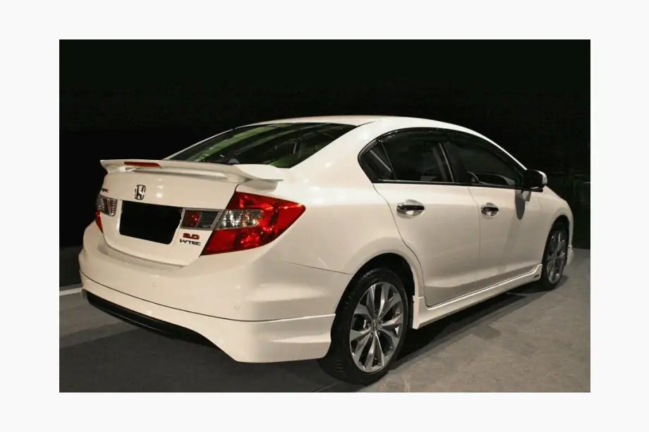 Honda Civic Sedan IX 2011–2016 Valollinen spoileri (maalattava) Image