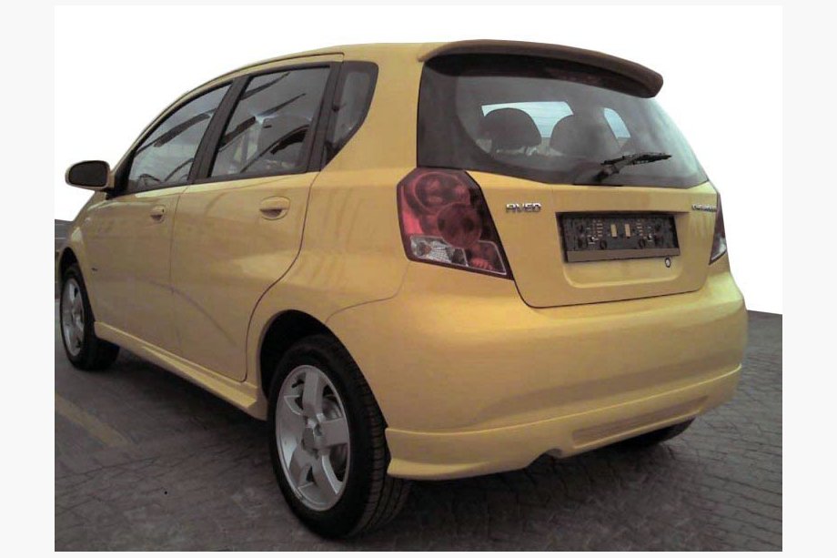 Chevrolet Aveo T200 2002–2008 Spoileri (maalattava) Image