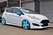 Ford Fiesta 2008–2017 Etupuskurin lip-spoileri 2013-2017 (maalattava) kuva 1