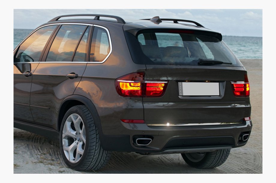 BMW X5 E70 2007–2013 Takalaukun reunalista (RST) OmsaLine – italialainen ruostumaton teräs Image