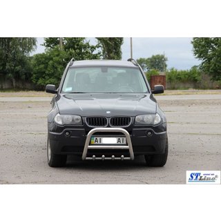 Puskurirauta (ruostumaton teräs) BMW X3 E83 2003–2010 kuva 3
