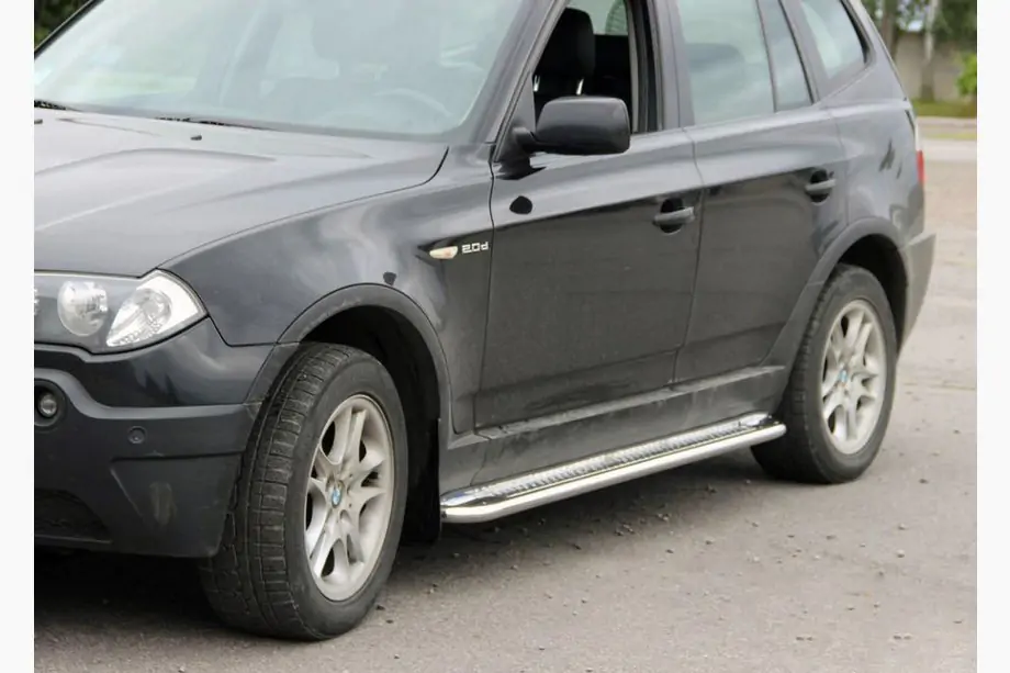 BMW X3 E83 2003–2010 Sivuporrast KB001 (ruostumaton teräs) Image