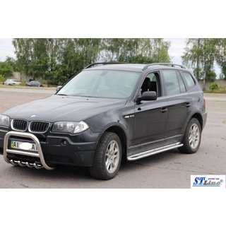Sivuporrast KB001 (ruostumaton teräs) BMW X3 E83 2003–2010 kuva 2