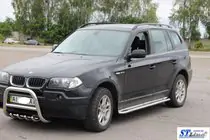 BMW X3 E83 2003–2010 Sivuporrast KB001 (ruostumaton teräs) kuva 2