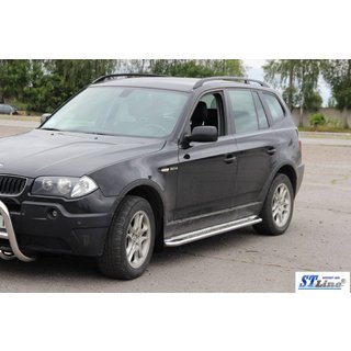 Sivuporrast KB001 (ruostumaton teräs) BMW X3 E83 2003–2010 kuva 3